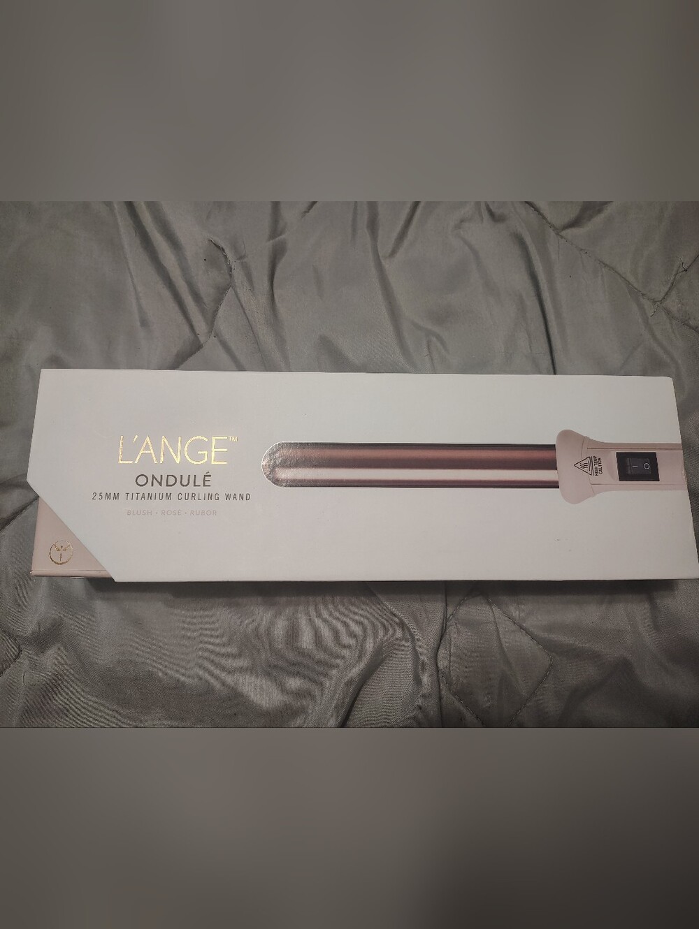 Lange Ondulé 25mm Titanium Curling Wand - Blush Pink - Picture 4 of 4